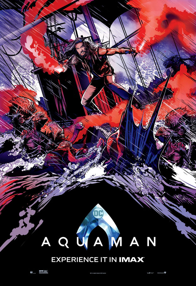 Cartel IMAX de Aquaman