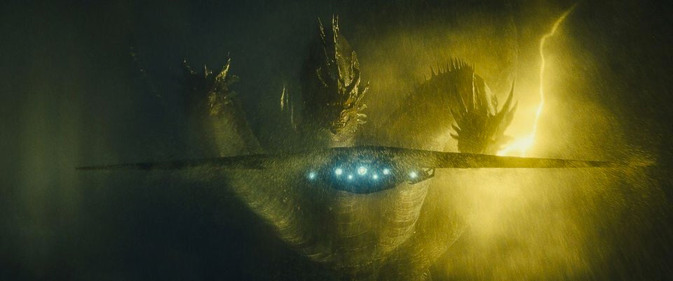 Una nueva imagen de Godzilla: Rey de los Monstruos con King Ghidorah dándolo todo