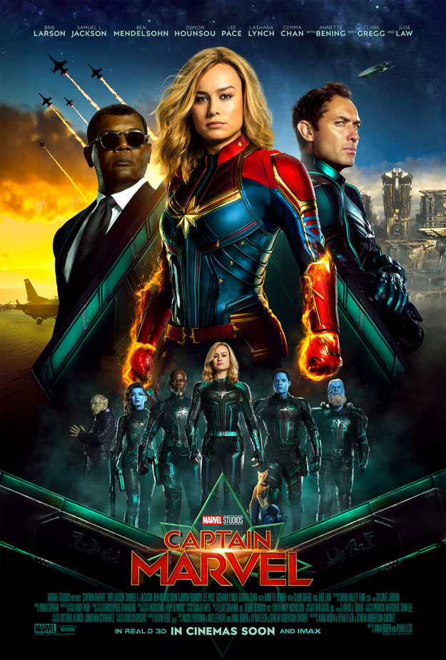 Cartel IMAX de Capitana Marvel