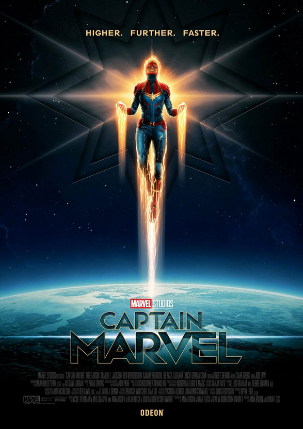 Cartel IMAX de Capitana Marvel