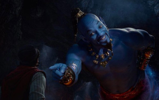 Primer vistazo a un Will Smith de color azul CGI en el Aladdin de Guy Ritchie