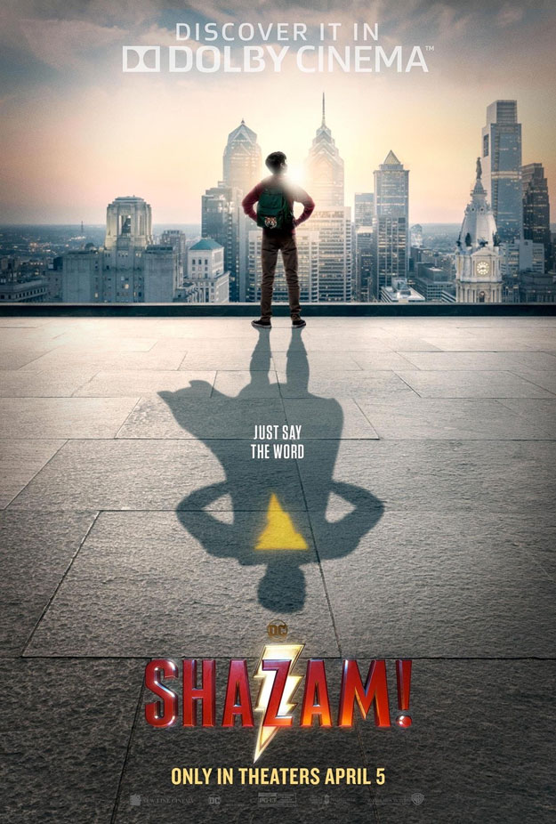 El nuevo cartel de Shazam!... llega con decir la palabra