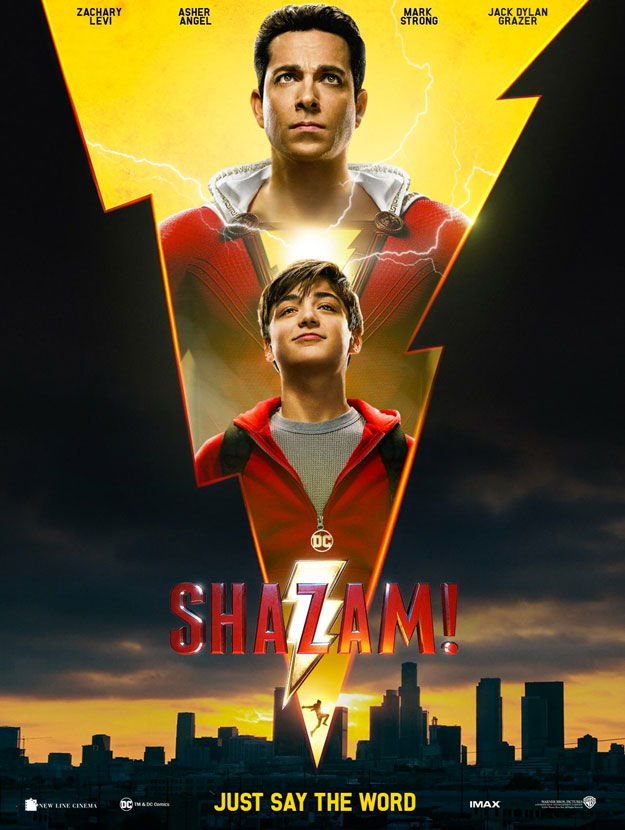 A pocos días del estreno un nuevo cartel de Shazam!