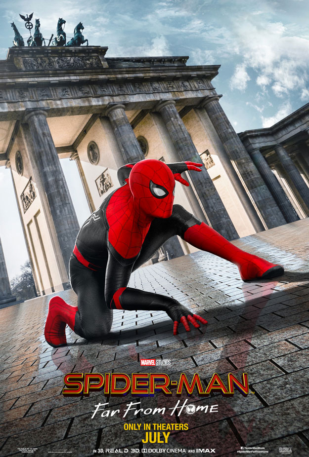 Spider-Man se va de viaje por Europa... carteles de Spider-Man: lejos de casa