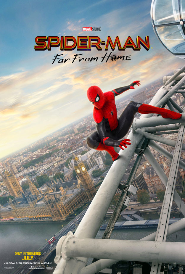 Spider-Man se va de viaje por Europa... carteles de Spider-Man: lejos de casa