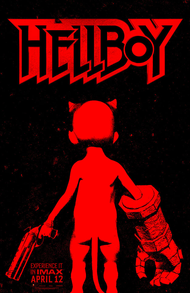 Un buen cartel de Hellboy...