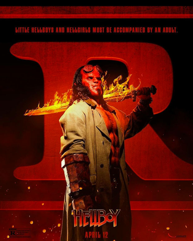 Un mal cartel de Hellboy...