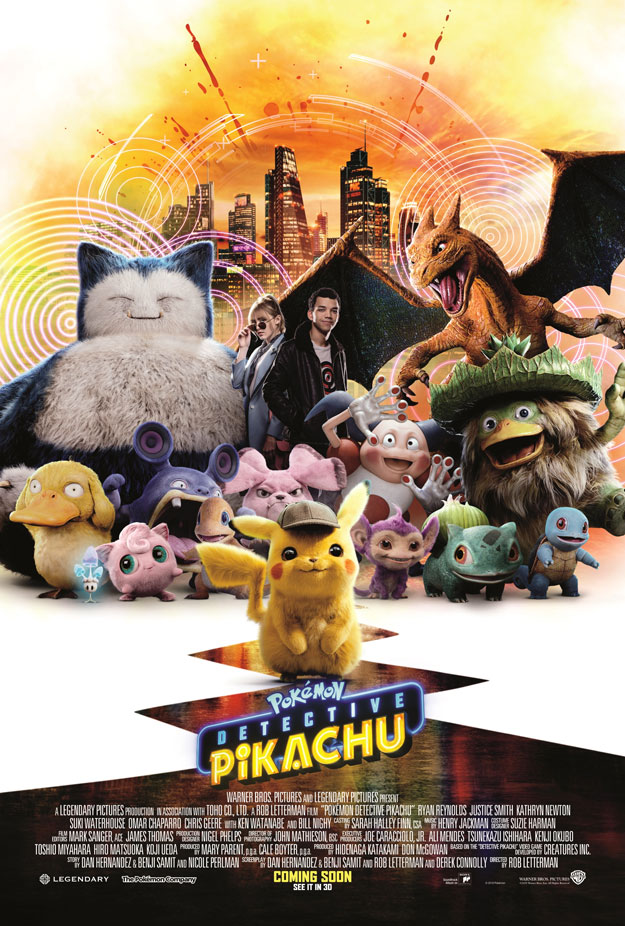 Un nuevo cartel de Pokémon Detective Pikachu