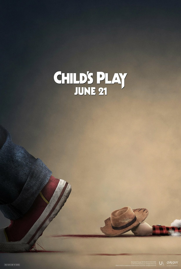 Nuevo cartel "me quemo con Pixar" de Child's Play