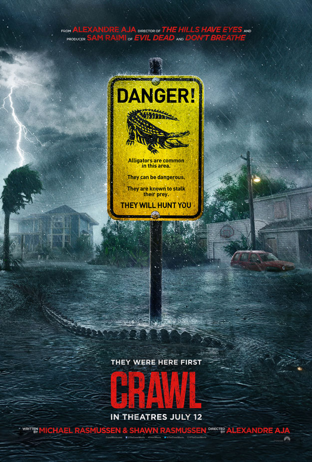 Cartelico de Crawl... cocodrilo a la vista