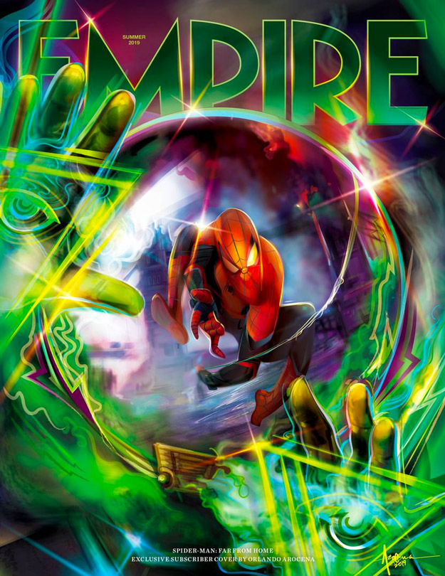 Fabulosa portada de Empire dedicada a Spider-Man: lejos de casa