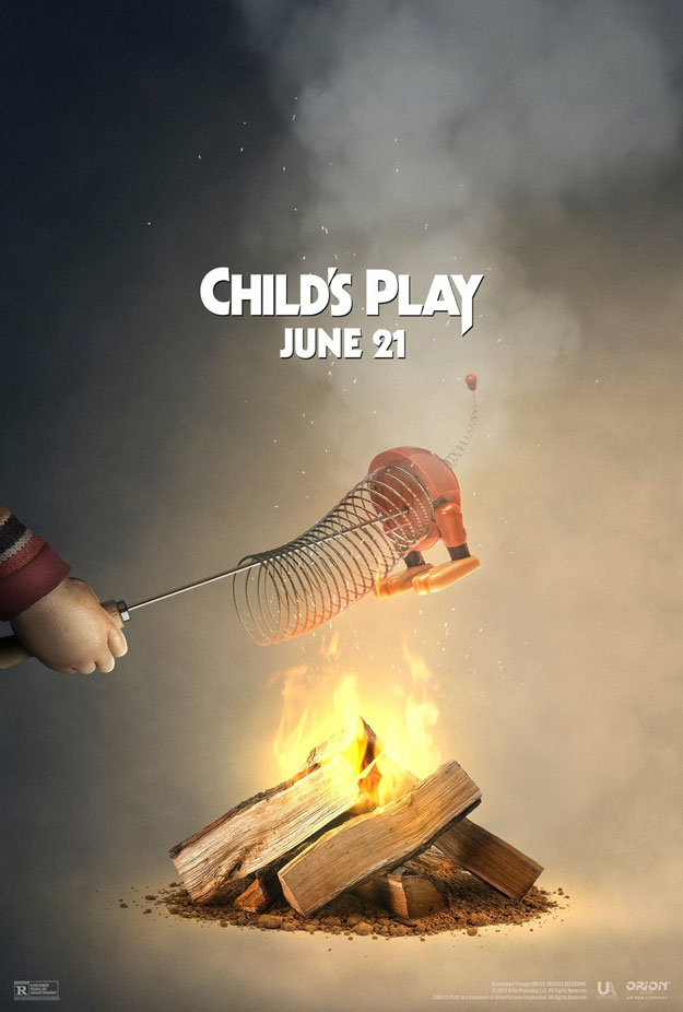 Cartel de Child's Play, otro jugando con Toy Story