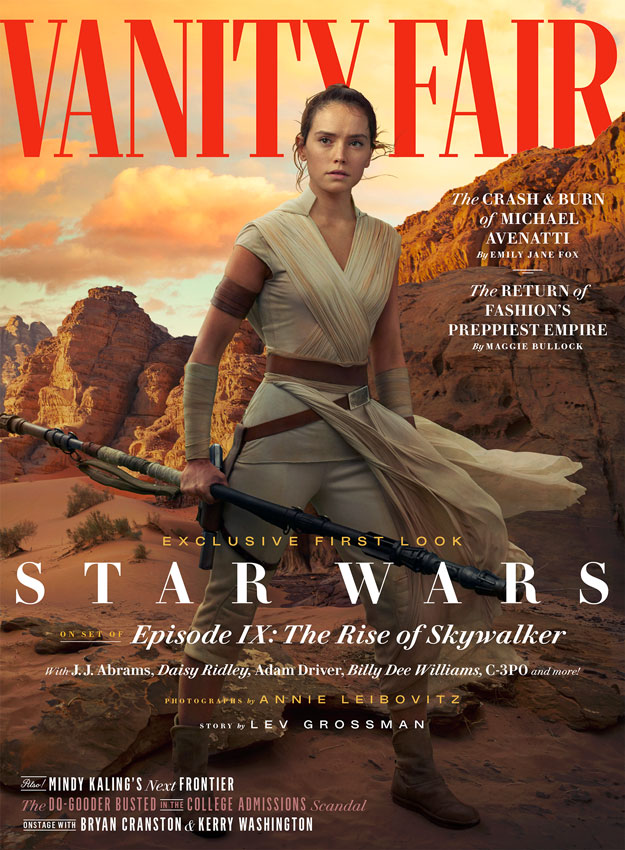 Portada Vanity Fair de El ascenso de Skywalker