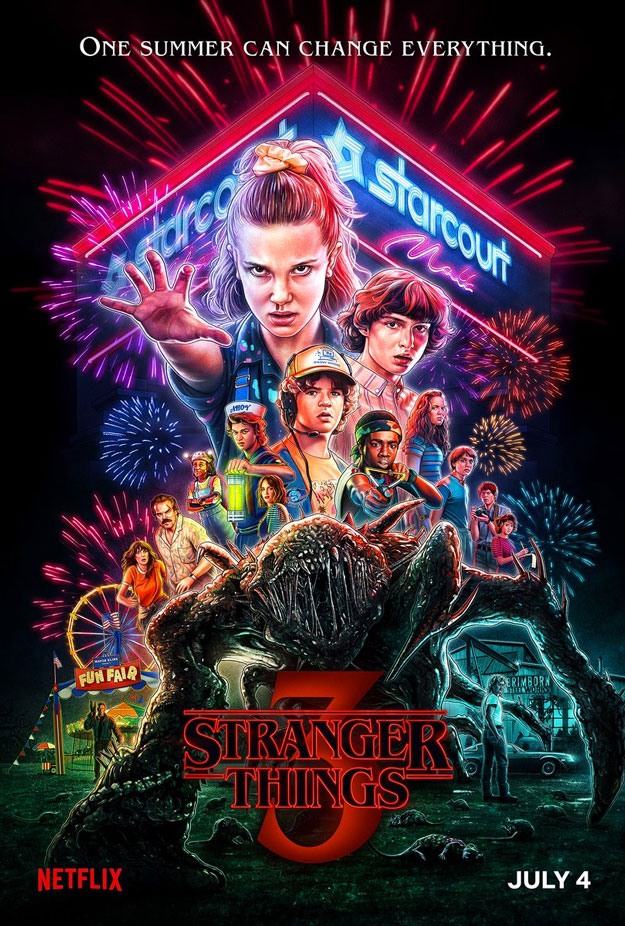 El nuevo póster de la tercera temporada de "Stranger Things"