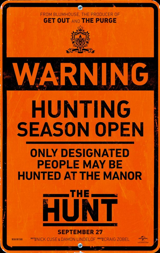 Primer cartel de The Hunt