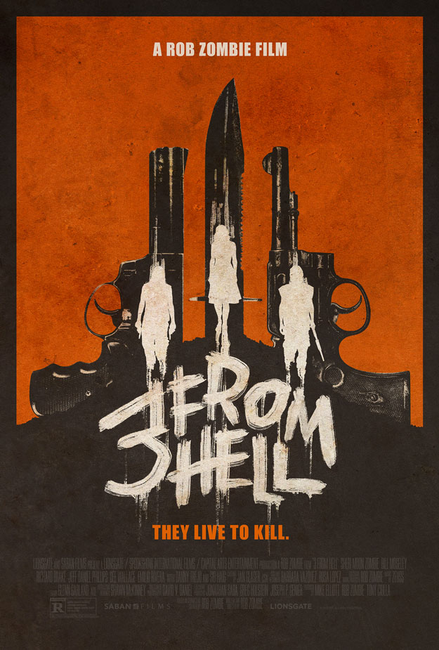 Un nuevo póster de 3 From Hell de Rob Zombie