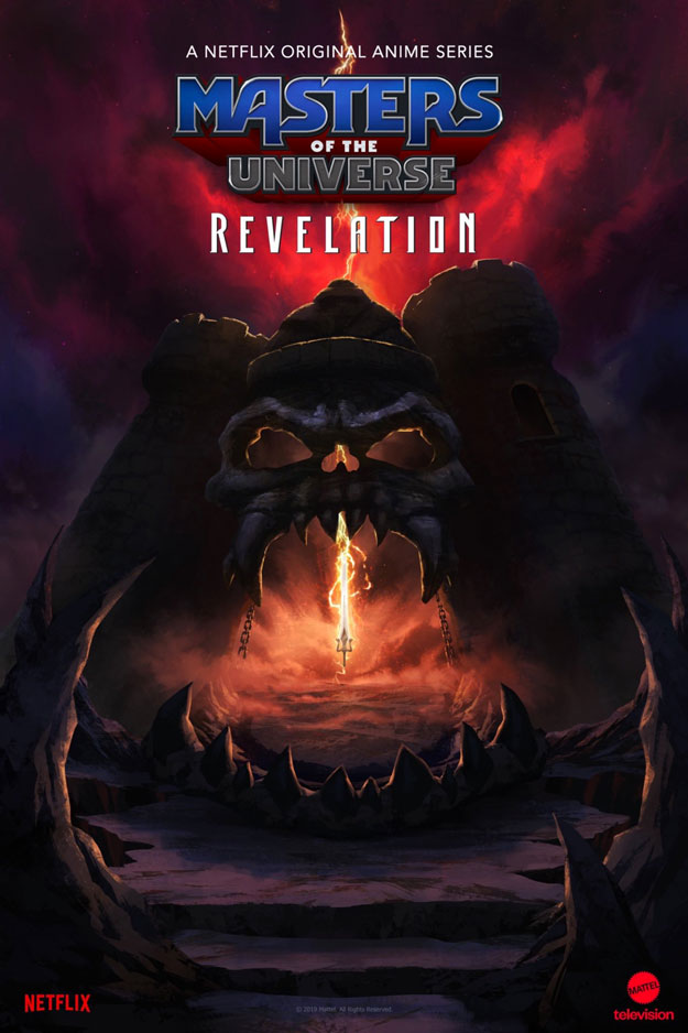 Cartel de "Masters of the Universe: Revelation" de Kevin Smith y Netflix