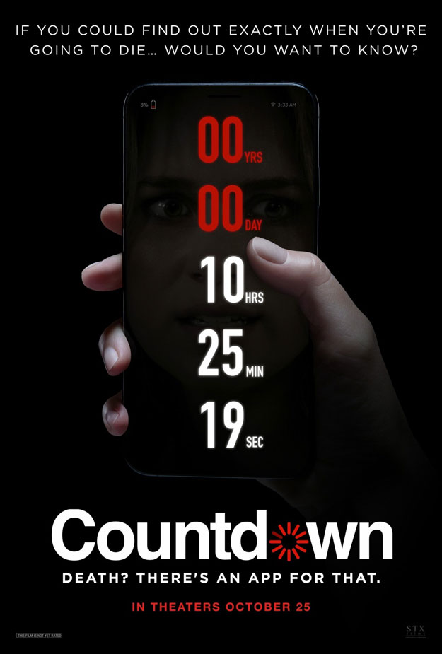 El póster de Countdown... único por ahora