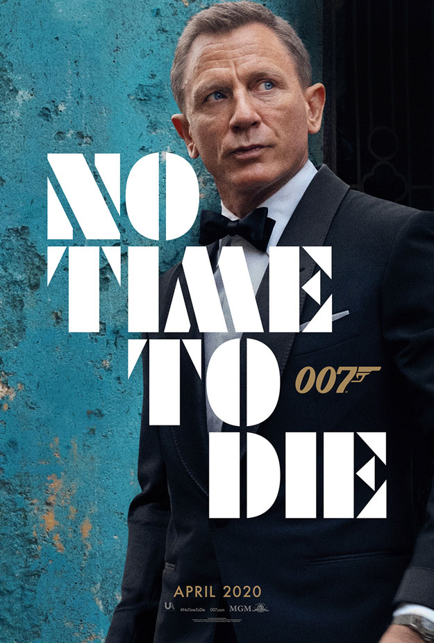 Primer póster de No Time To Die, el regreso de Bond, James Bond
