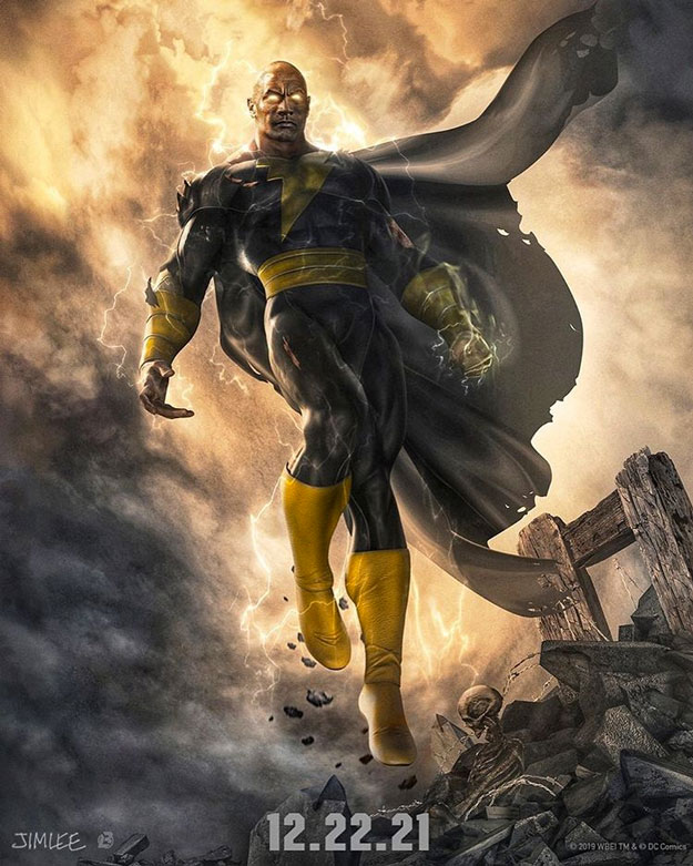 Brutal primer cartel de Black Adam