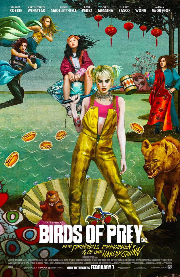 El nuevo póster de Aves de presa (y la fantabulosa emancipación de Harley Quinn)