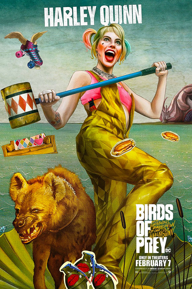 Cartel de Aves de presa (y la fantabulosa emancipación de Harley Quinn)