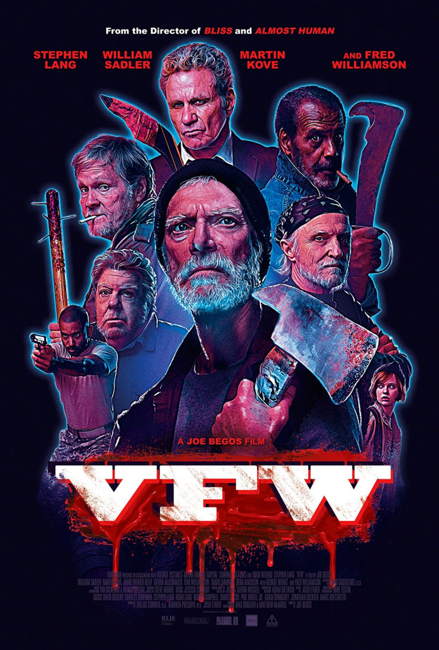 Nuevo cartel de VFW de Joe Begos, violencia y senectud