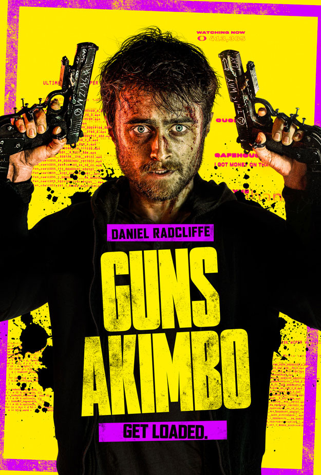 El primer cartel oficial de Guns Akimbo, el trailer ayer