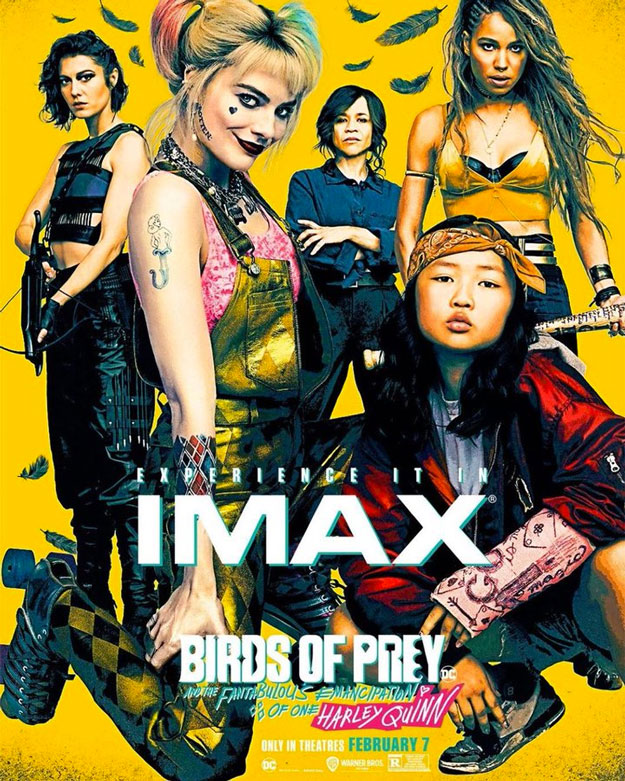 Nuevo cartel IMAX para Aves de presa (y la fantabulosa emancipación de Harley Quinn)