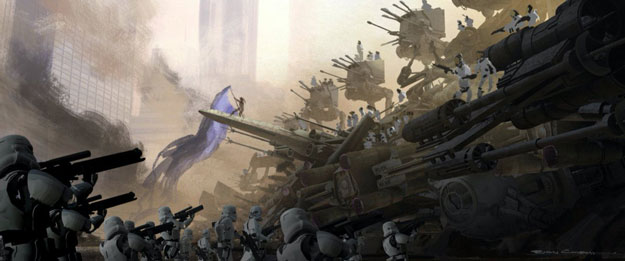 Concept art de "Star Wars: Duel of Fates", el guión de Colin Trevorrow