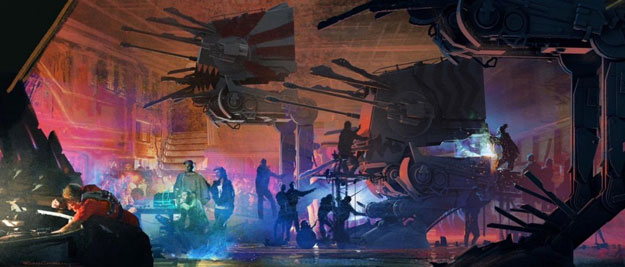 Concept art de "Star Wars: Duel of Fates", el guión de Colin Trevorrow