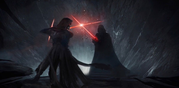 Concept art de "Star Wars: Duel of Fates", el guión de Colin Trevorrow