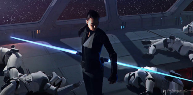 Concept art de "Star Wars: Duel of Fates", el guión de Colin Trevorrow