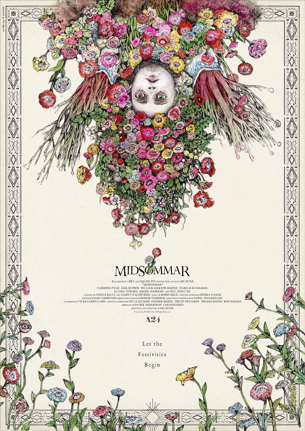 Aunque discutida, este cartel de Midsommar es sencillamente enigmático