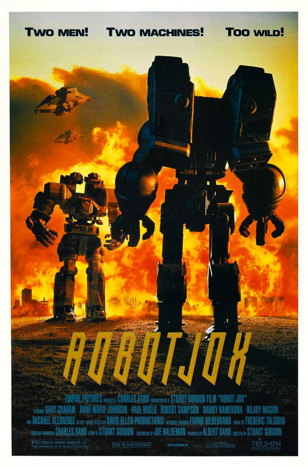 Uno de los carteles de Robot Jox
