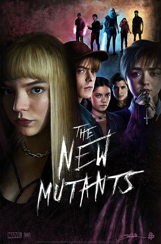 Cartel de Los Nuevos Mutantes para la Comic-Con Home 2020