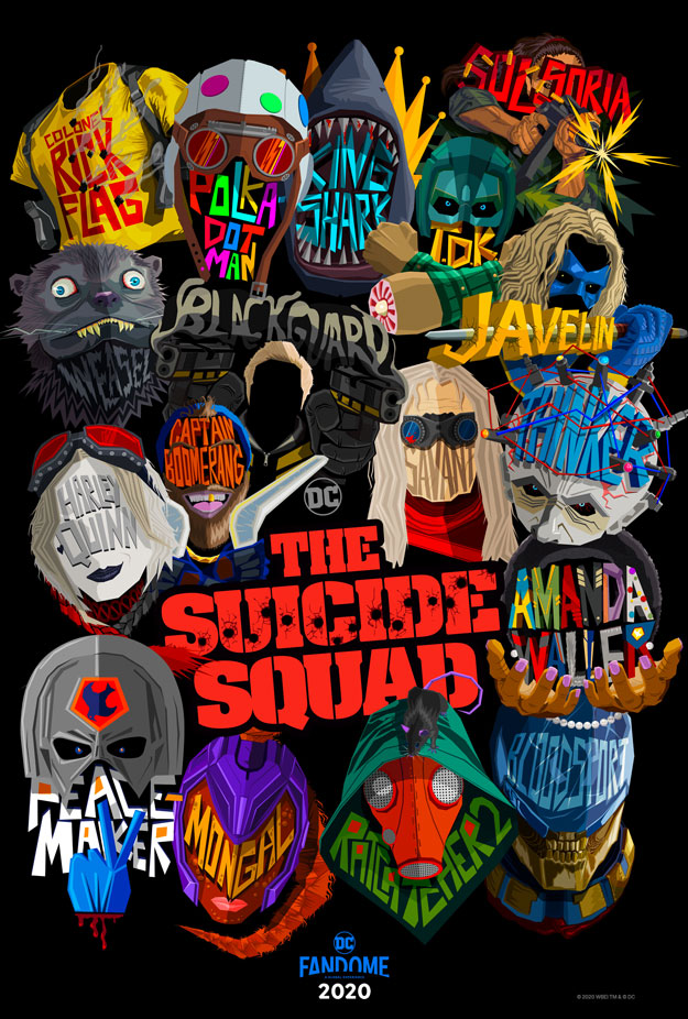 Póster especial DC Fandome de "The Suicide Squad"