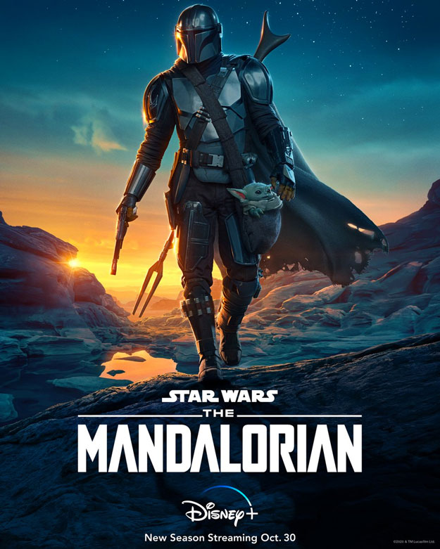 Y de regalo el cartel de esta segunda temporada de 'The Mandalorian'