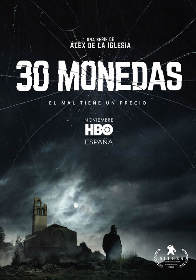 Póster molón de "30 Monedas", la serie con mayúsculas de Álex de la Iglesia para HBO