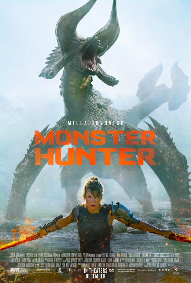 Cartel de Monster Hunter...