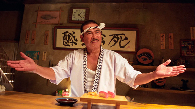 Sonny Chiba como Hattori Hanzō en Kill Bill