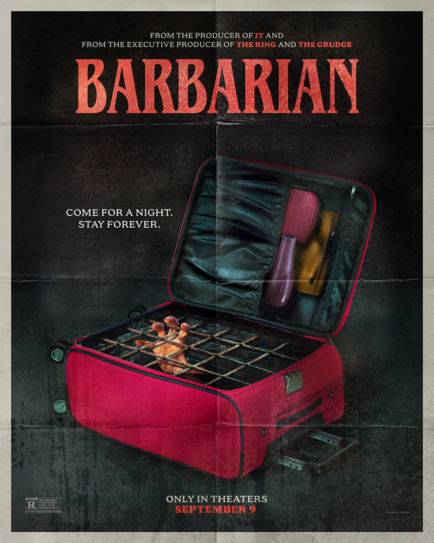 Nunca sabes lo que uno se puede llevar en una maleta de viaje, Barbarian te lo cuenta