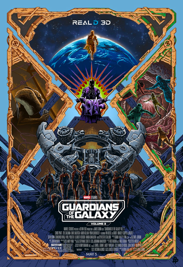 Cartel de Guardianes de la Galaxia vol. 3