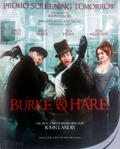 Promo póster de Burke & Hare presentado en Cannes