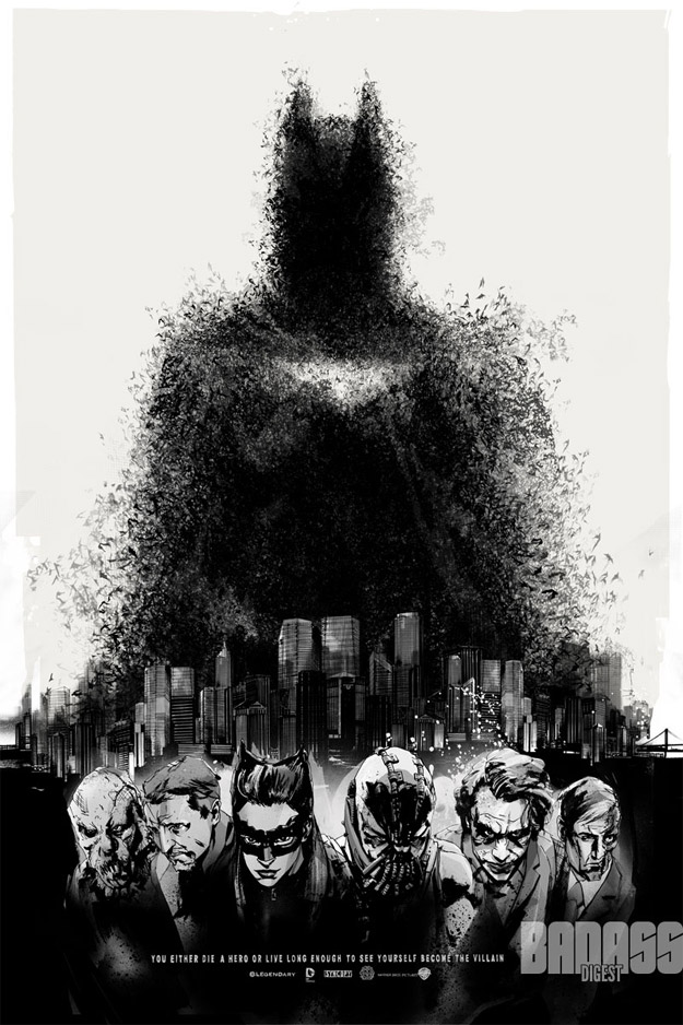 Cartel de El caballero oscuro: la leyenda renace con villanos