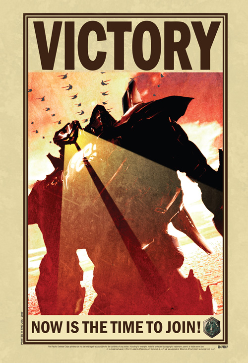 Póster propaganda de Pacific Rim exclusivo de la NYCC