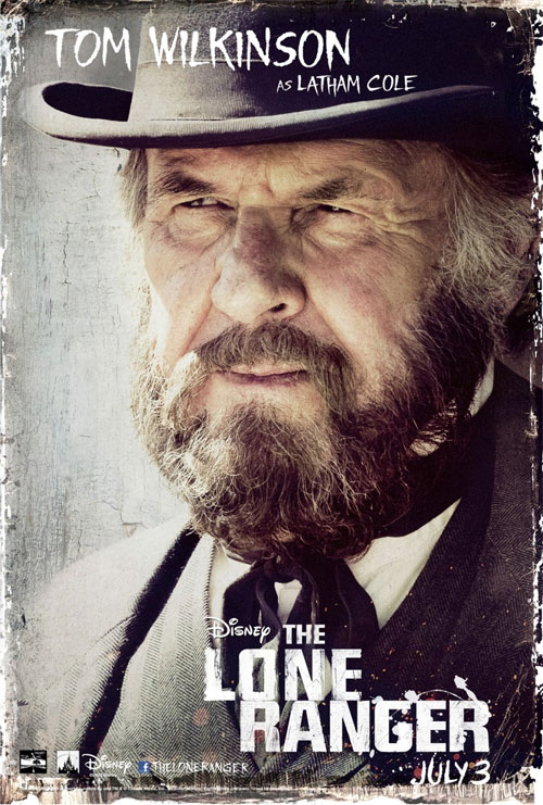 Otro póster más de El Llanero Solitario con Tom Wilkinson como Latham Cole