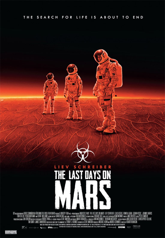 Un nuevo cartel del film de ciencia ficción The Last Days on Mars