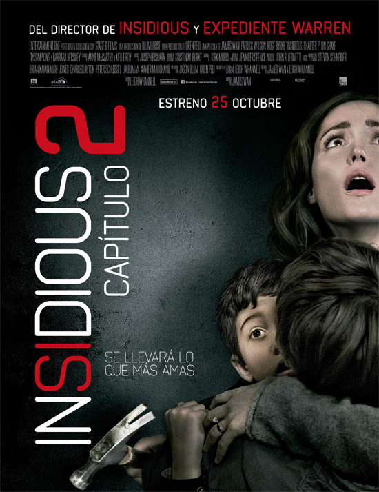 El cartel español de Insidious: Capítulo 2