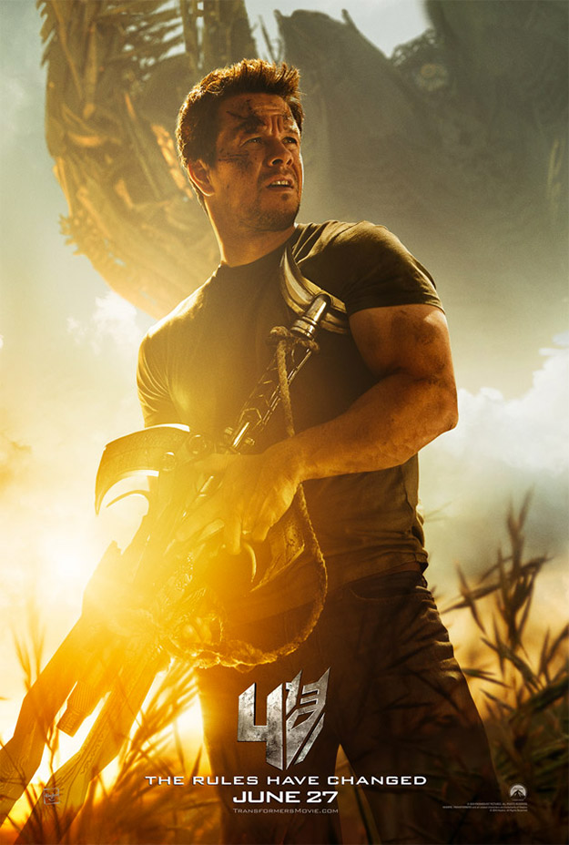 Ahora si, el nuevo cartel de Transformers: la era de la extinción